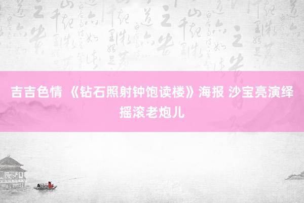 吉吉色情 《钻石照射钟饱读楼》海报 沙宝亮演绎摇滚老炮儿