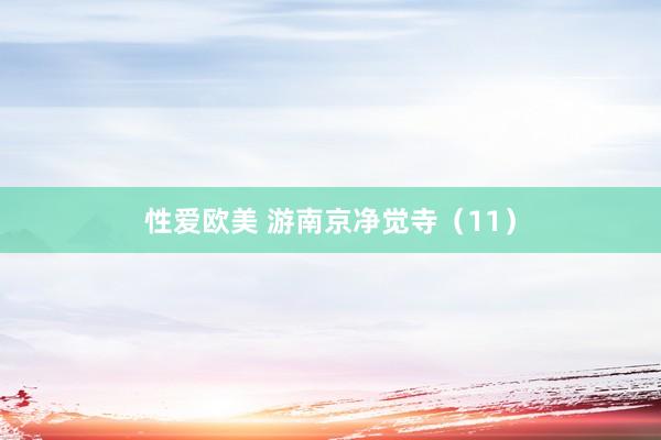 性爱欧美 游南京净觉寺（11）