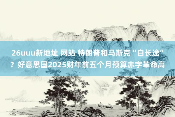 26uuu新地址 网站 特朗普和马斯克“白长途”？好意思国2025财年前五个月预算赤字革命高